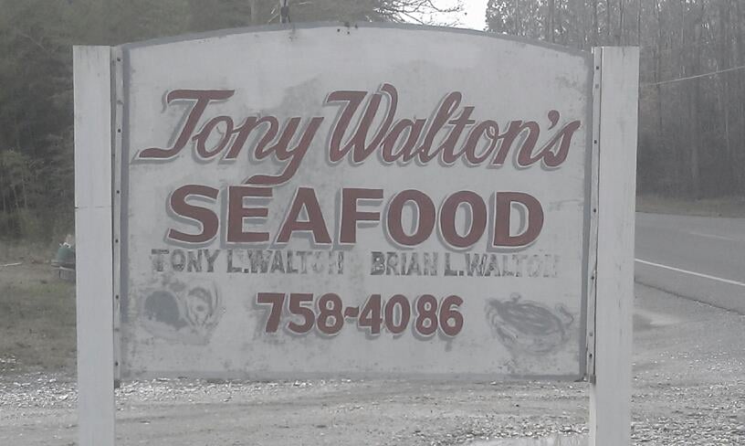 Tony Walton's Seafood Logo