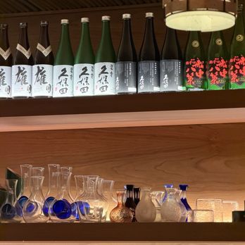Soba-ya - Sake and the beautiful glassware - Japanese Near Me - New York, New York Soba-ya - Sake and the beautiful glassware - Japanese Near Me - New York, New York