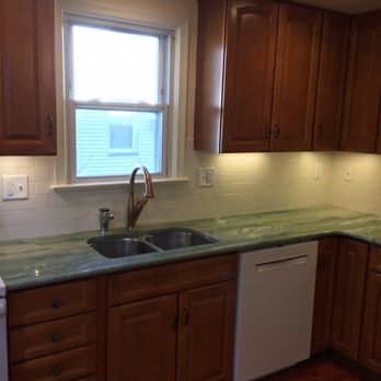 Total Gut And Rehabbed This Kitchen New Cabinets Granite