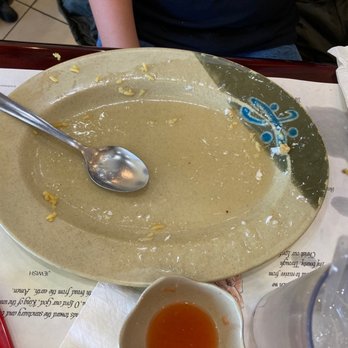 Chan's Asian Wok - This is what is left of my 12 year old's meal of Shrimp with garlic sauce. - Chinese Near Me - Mason, Ohio