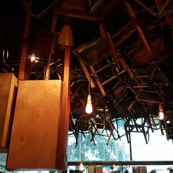 Brother Baba Budan - Chairs on the ceiling look cool. - Coffee & Tea Near Me - Melbourne, VIC Brother Baba Budan - Chairs on the ceiling look cool. - Coffee & Tea Near Me - Melbourne, VIC