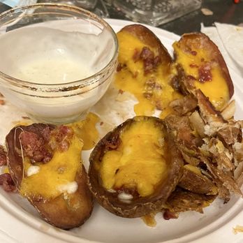 Ram's Horn - It's supposed to be Rams horn Potato Skins With Bacon - Diners Near Me - Roseville, Michigan Ram's Horn - It's supposed to be Rams horn Potato Skins With Bacon - Diners Near Me - Roseville, Michigan