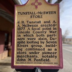 Tunstall Store Museum - Historic Marker