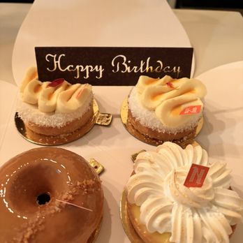 Nadege - Top row are the Soleils, bottom left is the Donut and bottom right is the Lemon Meringue Tart - Desserts Near Me - Toronto, Ontario Nadege - Top row are the Soleils, bottom left is the Donut and bottom right is the Lemon Meringue Tart - Desserts Near Me - Toronto, Ontario