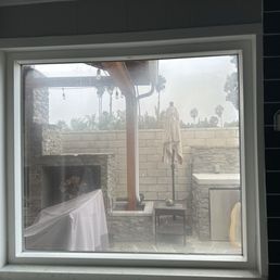 Window before glass replacement