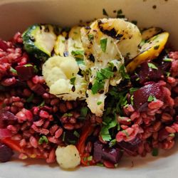 Conscious Kitchen - Pepper Stuffed w/Farro, Beets & Veggies - weekly special
