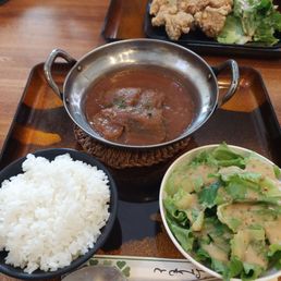 Beef Tongue Stew lunch plate. Tasty...