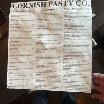 Cornish Pasty - Food Menu 1 - British Near Me - Tempe, Arizona