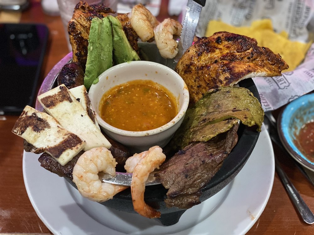 Food from El Patron Mexican Grill & Cantina