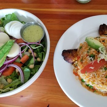 Republica Empanada - Heart of Palm Salad and Arroz Columbiano - Latin American Near Me - Mesa, Arizona