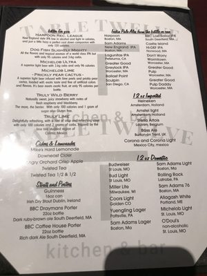 Menu photo 6 Table Twelve Kitchen & Bar West Boylston, MA