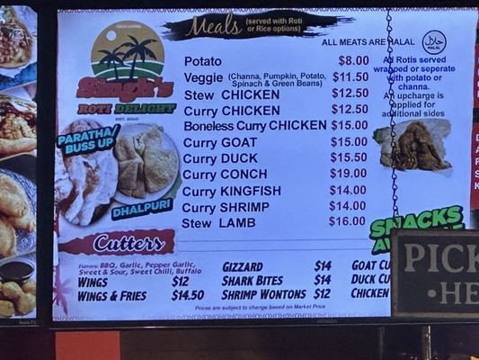 Menu photo 3 Singh's Roti Delight Lauderdale Lakes, FL Menu photo 3 Singh's Roti Delight Lauderdale Lakes, FL