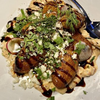 Silver Social - Crispy Smashed Potatoes - New American Near Me - Washington, DC, District of Columbia Silver Social - Crispy Smashed Potatoes - New American Near Me - Washington, DC, District of Columbia