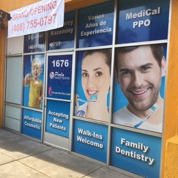 Best Print Graphics - Window graphics for Perla Family Dental - Printing Services Near Me - Santa Clara, California