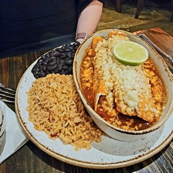 Agave Mexican Restaurant - She went with the chicken enchiladas, and they were amazing! - Mexican Near Me - Lewes, Delaware Agave Mexican Restaurant - She went with the chicken enchiladas, and they were amazing! - Mexican Near Me - Lewes, Delaware