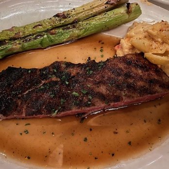 Morton's The Steakhouse - My plate - Half of the 16oz "Proprietary" Prime Cajun Ribeye. Cooked to perfection and with a small amount of heat. - Steakhouses Near Me - San Jose, California Morton's The Steakhouse - My plate - Half of the 16oz "Proprietary" Prime Cajun Ribeye. Cooked to perfection and with a small amount of heat. - Steakhouses Near Me - San Jose, California