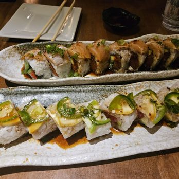 Fire Fish Sushi and More - Albacore cilantro roll and refreshing roll - Sushi Bars Near Me - Temecula, California