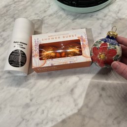 Whipped cream (hand lotion) and shower bombs "bursts"