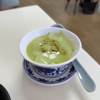 ShuFeng Kitchen - Osmanthus Longjing Tea Tofu Pudding! So Good! - Chinese Near Me - Tustin, California ShuFeng Kitchen - Osmanthus Longjing Tea Tofu Pudding! So Good! - Chinese Near Me - Tustin, California