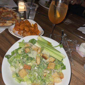 Yard House - Caesar salad and buffalo chicken wings - New American Near Me - Yonkers, New York