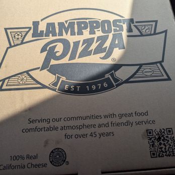 Lamppost Pizza & Brewery - Obligatory picture of box - Breweries Near Me - Lake Forest, California Lamppost Pizza & Brewery - Obligatory picture of box - Breweries Near Me - Lake Forest, California
