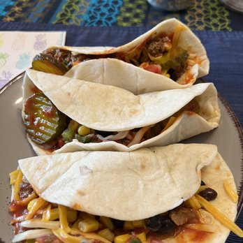 The Spicey Pickle - 3 tacos with spicy pickles on them! Muy Bien. - Tex-Mex Near Me - Lewiston, New York