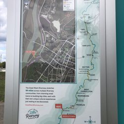 Trenton trail head - This is one of the stops along the great Miami river trail