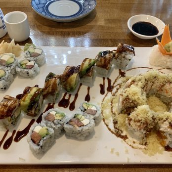 One Sushi - 3 rolls - Philadelphia, Dancing, and Crunch Crab - Sushi Bars Near Me - Sandy Springs, Georgia One Sushi - 3 rolls - Philadelphia, Dancing, and Crunch Crab - Sushi Bars Near Me - Sandy Springs, Georgia
