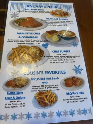Menu photo 6 Country Cousin Centralia, WA