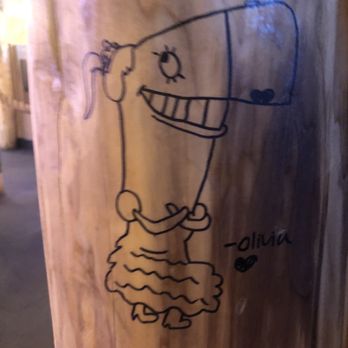 Storming Crab - Pearl from SpongeBob that my daughter drew on a post - Cajun/Creole Near Me - McKinney, Texas Storming Crab - Pearl from SpongeBob that my daughter drew on a post - Cajun/Creole Near Me - McKinney, Texas
