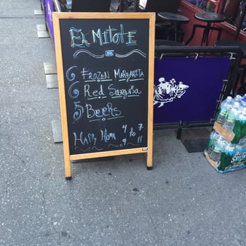 El Mitote - Happy or unhappy hour - depends where seated - Salad Near Me - New York, New York