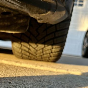 Pep Boys - Tire mounted on her car. Tread pattern completely different - Tires Near Me - Anaheim, California