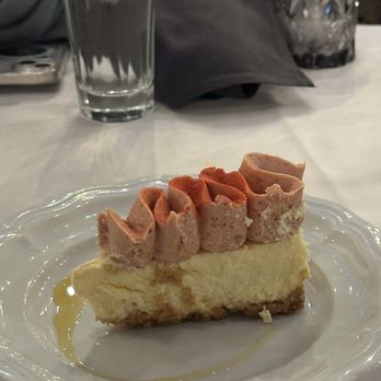 BLVD Steakhouse - Cheesecake with strawberry mousse - New American Near Me - Chicago, Illinois BLVD Steakhouse - Cheesecake with strawberry mousse - New American Near Me - Chicago, Illinois