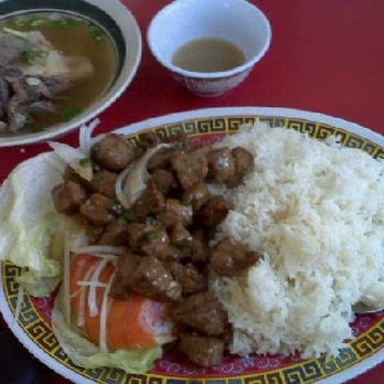 Kim Sun Kitchen - Lok Lak w/ soup - Chinese Near Me - Long Beach, California Kim Sun Kitchen - Lok Lak w/ soup - Chinese Near Me - Long Beach, California