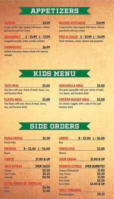 Menu photo 3 Taqueria Mazamitla Lake Station, IN
