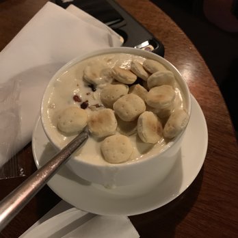 Glen Cove Hotel & Restaurant - Clam Chowder, with pieces of bacon...delicious. And we are chowdah snobs. - Hotels Near Me - Onset, Massachusetts Glen Cove Hotel & Restaurant - Clam Chowder, with pieces of bacon...delicious. And we are chowdah snobs. - Hotels Near Me - Onset, Massachusetts
