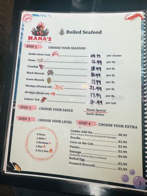 Menu photo 4 Mama's Crawfish & Seafood House Seattle, WA