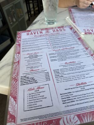 Menu photo 2 Haven Haus Cafe Temecula, CA Menu photo 2 Haven Haus Cafe Temecula, CA