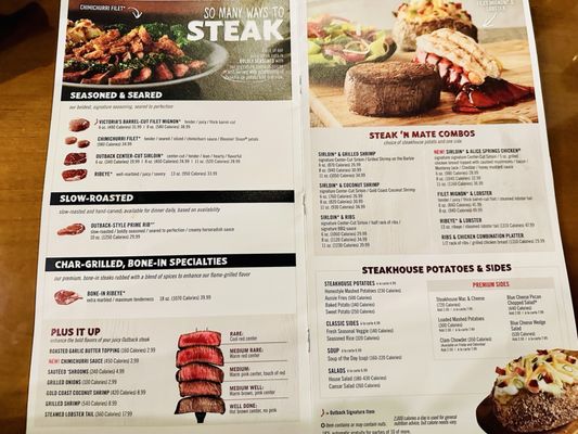 Menu photo 2 Outback Steakhouse Marysville, WA