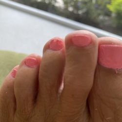 LT Nails - I am a regular and this is appalling. Lately the polish peels, flakes and today is so old it caked up and did not dry.