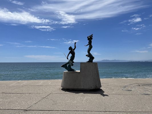 Puerto Vallarta Malecon by null