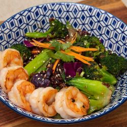 Bowl Appetit - Forbidden Veggie Rice Seared Shrimp
