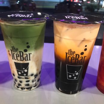 The Ice Bar - Matcha Latte w/ honey boba, Thai Tea w/ honey boba - Bubble Tea Near Me - Northridge, California The Ice Bar - Matcha Latte w/ honey boba, Thai Tea w/ honey boba - Bubble Tea Near Me - Northridge, California