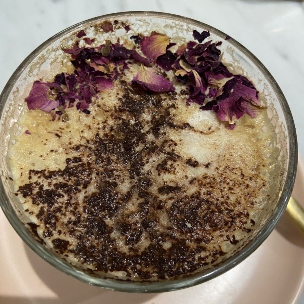 Real life lotus blossom latte.... Real life lotus blossom latte....