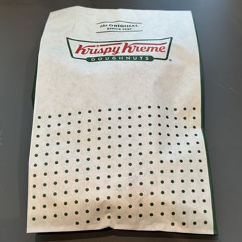 Krispy Kreme - Doughnut bag~ - Desserts Near Me - Vancouver, British Columbia
