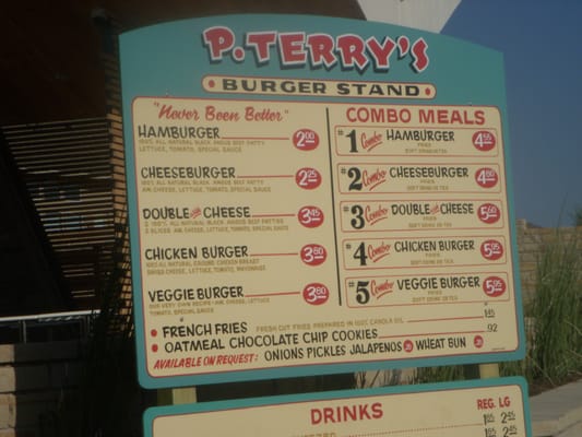 Menu photo 5 P. Terry's Burger Stand Lakeway, TX Menu photo 5 P. Terry's Burger Stand Lakeway, TX