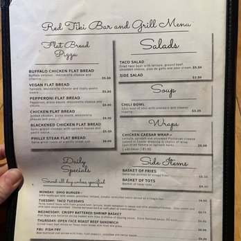 Red Tiki Bar - Menu - Tiki Bars Near Me - Saint Petersburg, Florida Red Tiki Bar - Menu - Tiki Bars Near Me - Saint Petersburg, Florida