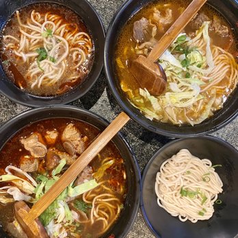 Mian - Honolulu - Tomato and Beef Stew Noodles  Spare Ribes Noodles With extra noodles to the side - Szechuan Near Me - Honolulu, Hawaii