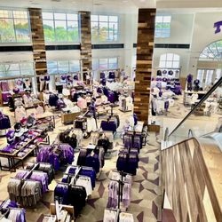 TCU Bookstore - TCU Bookstore view from upstairs books area