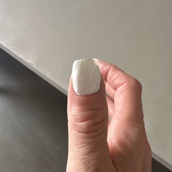 Bella Nails & Spa - Chipped and the acrylic is super bubbly - Skin Care Near Me - Escondido, California